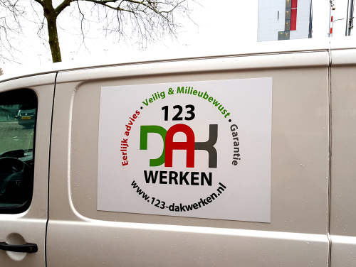 Blaast op prins Afdeling magneetbord-bedrijfswagen-magneetplaat-personenauto-logo