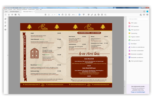 ontwerpservice-menukaart-menufolder-restaurant-amier-horeca-happycopy